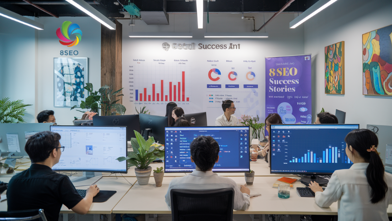 Các trường hợp thành công khi sử dụng dịch vụ SEO tổng thể tại 8SEO